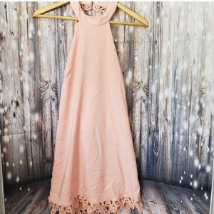 LULUS Tunic Lace Trim Dress